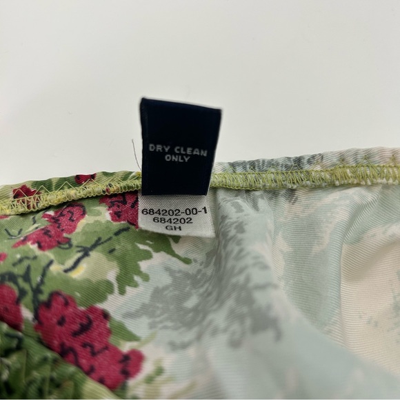 Vintage Gap Y2K Barn Equestrian Country Print Silk Slip Pull on Skirt Size 2 - Picture 16 of 16